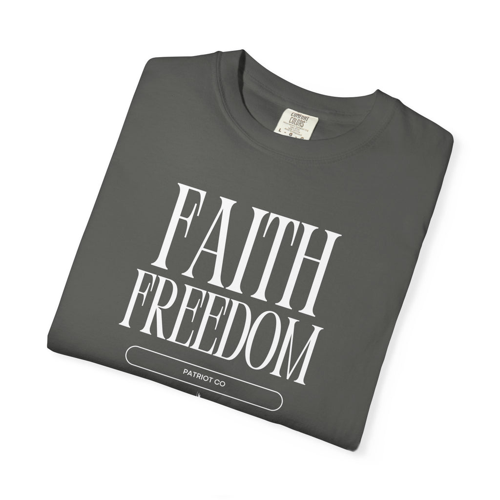 Faith Freedom T-Shirt — Christian Inspirational Tee (Faith Over Fear)