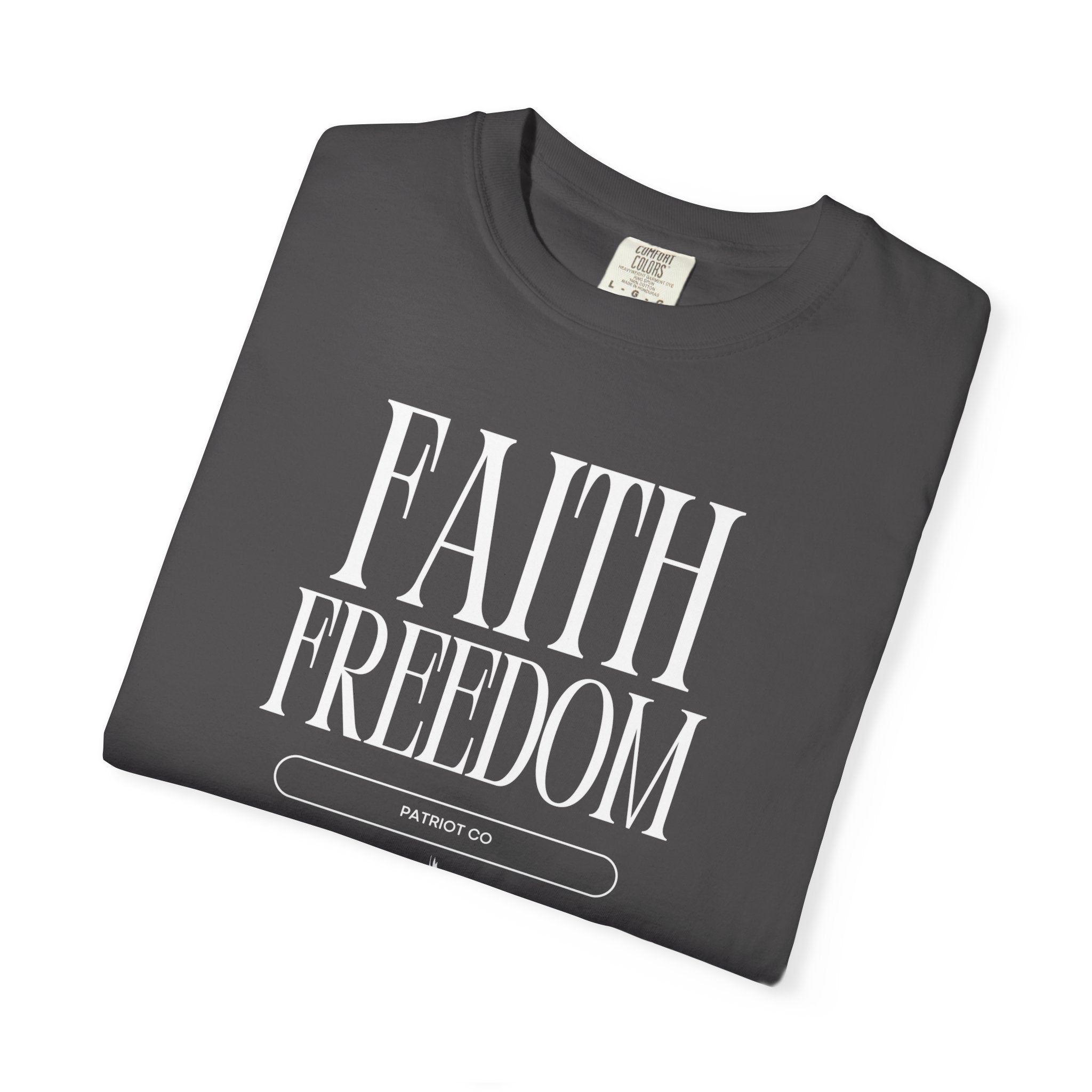 Faith Freedom T-Shirt — Christian Inspirational Tee (Faith Over Fear)