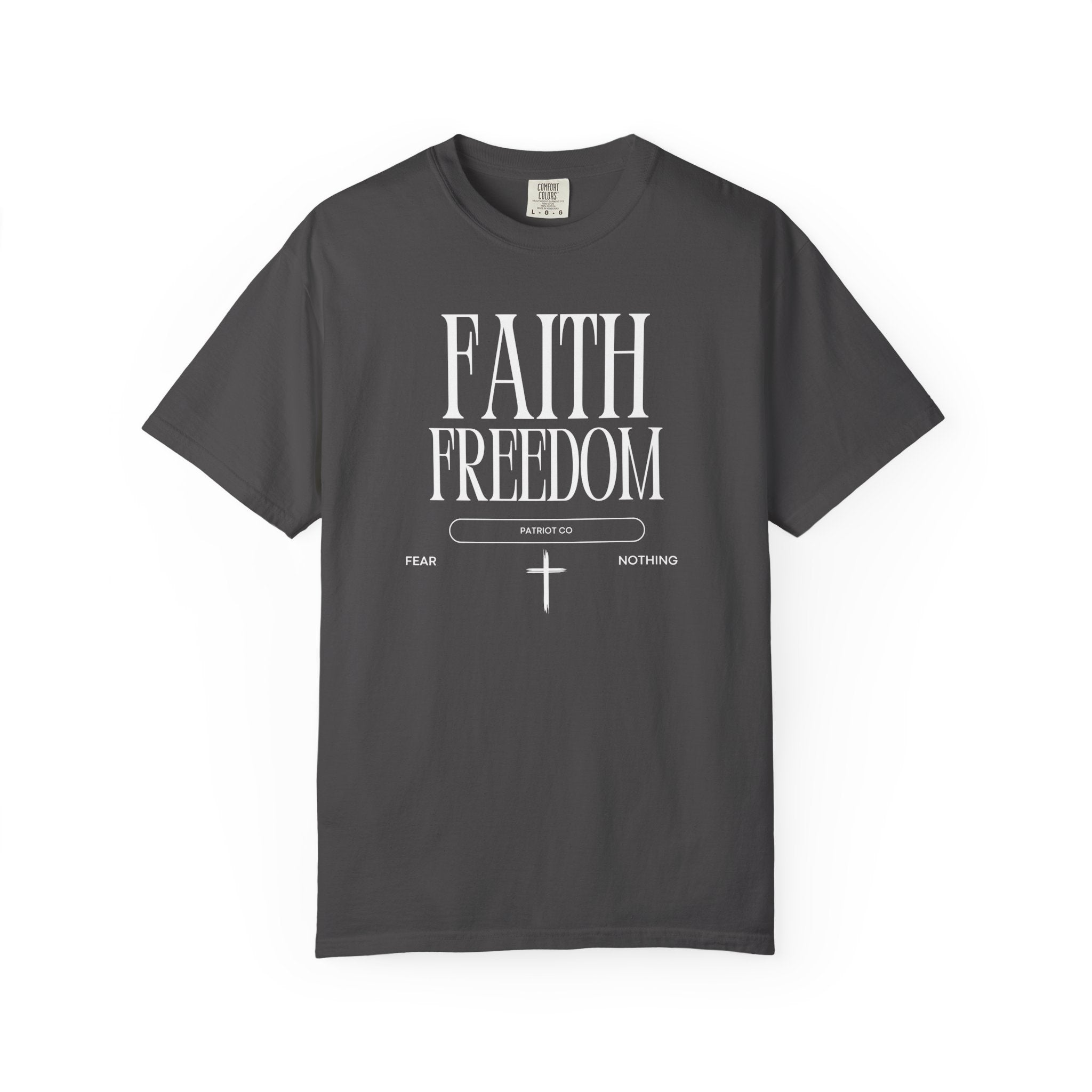 Faith Freedom T-Shirt — Christian Inspirational Tee (Faith Over Fear)