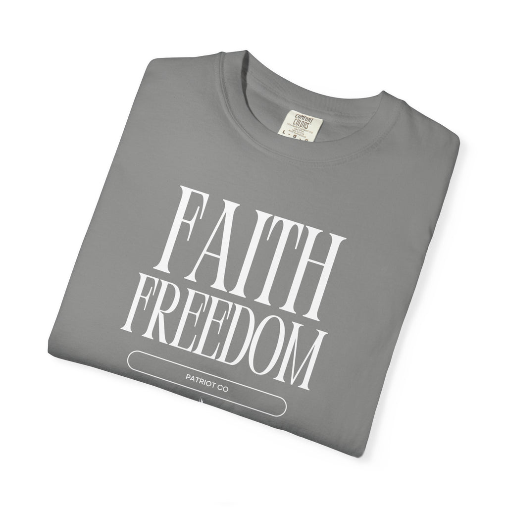 Faith Freedom T-Shirt — Christian Inspirational Tee (Faith Over Fear)