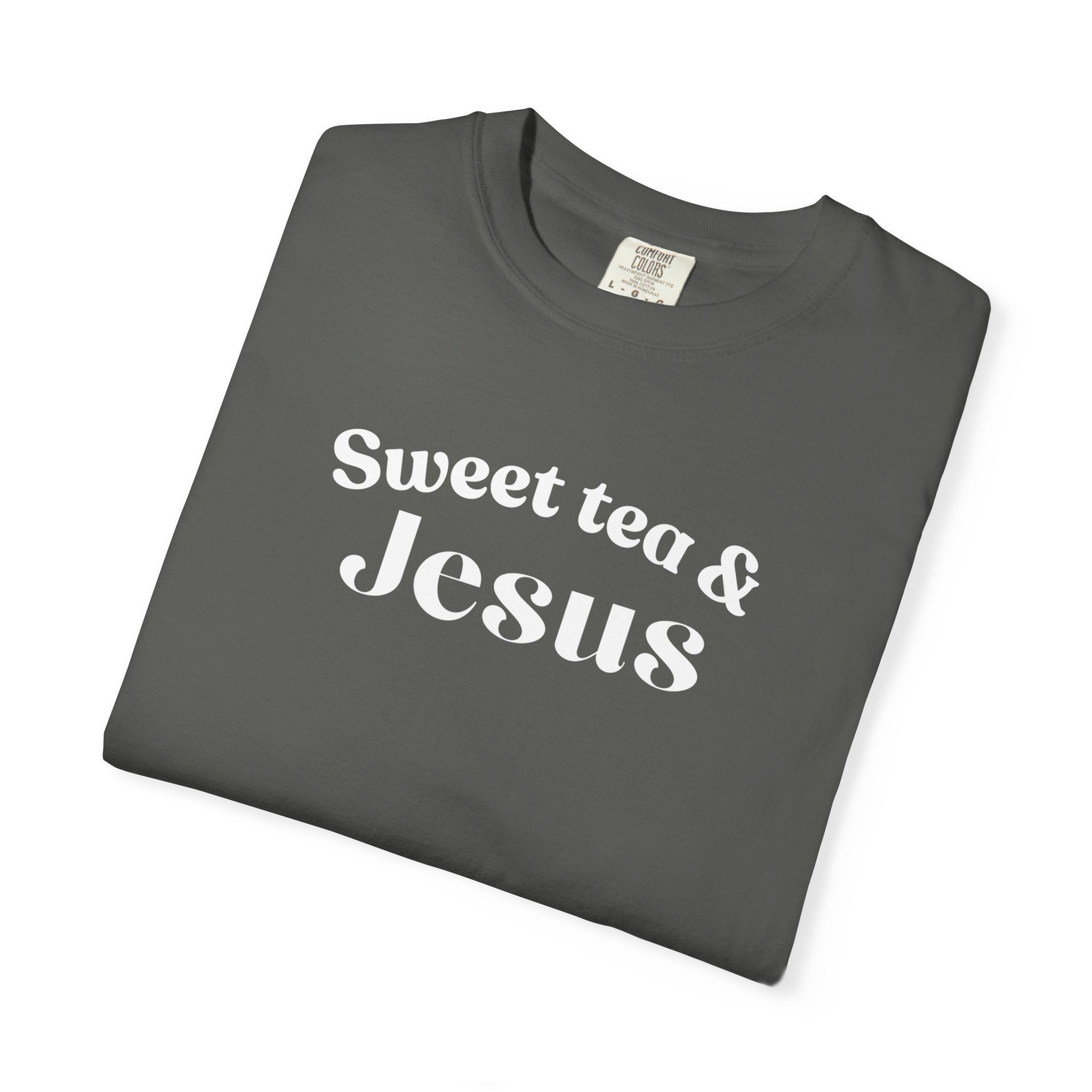Sweet Tea & Jesus T-Shirt — Southern Faith Graphic Tee