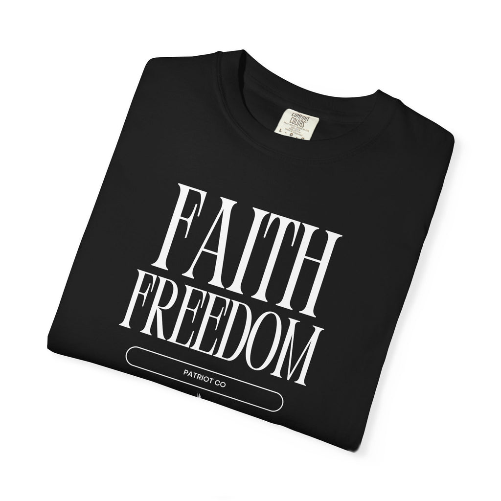 Faith Freedom T-Shirt — Christian Inspirational Tee (Faith Over Fear)