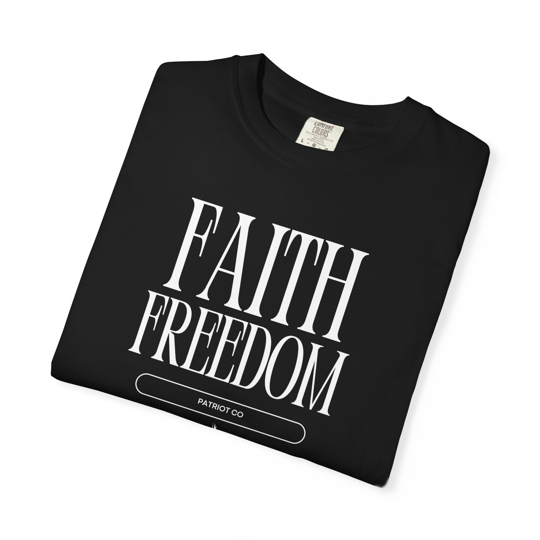 Faith Freedom T-Shirt — Christian Inspirational Tee (Faith Over Fear)