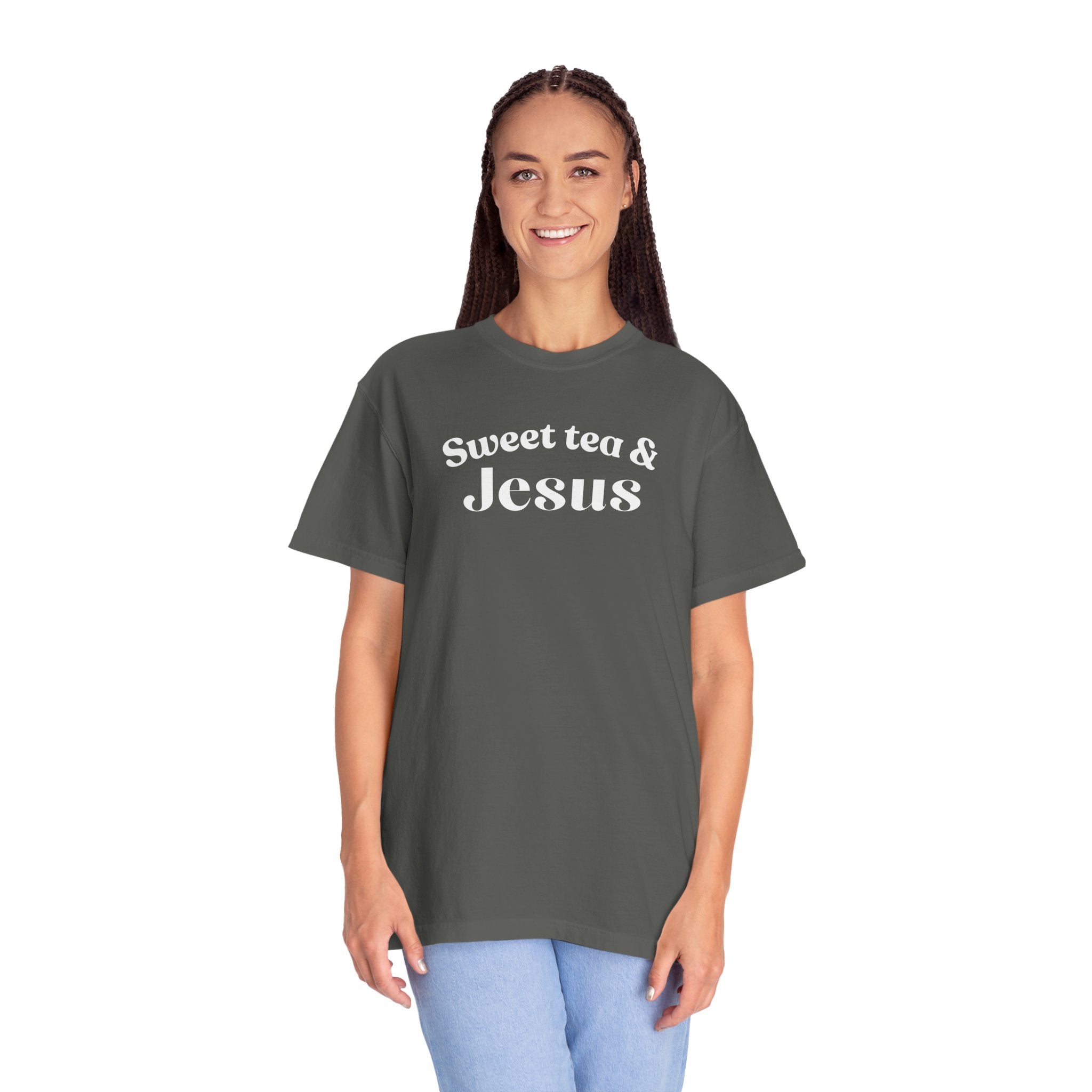 Sweet Tea & Jesus T-Shirt — Southern Faith Graphic Tee