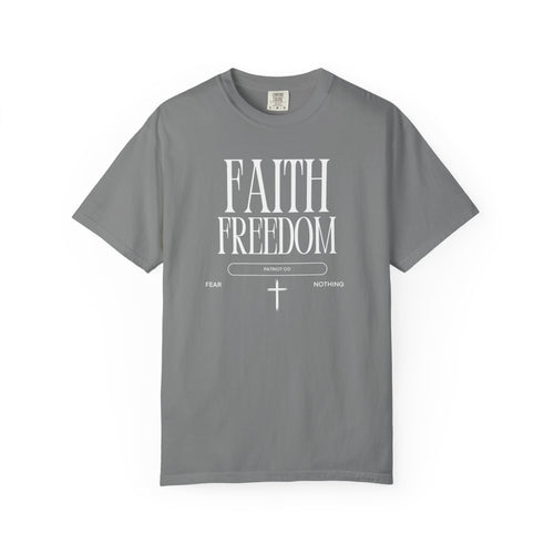 Faith Freedom T-Shirt — Christian Inspirational Tee (Faith Over Fear)